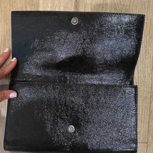 YSL Belle de Jour Clutch Leather Black Large - Picture 2 of 4